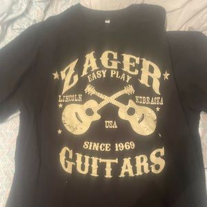 vintage zager guitars shirt